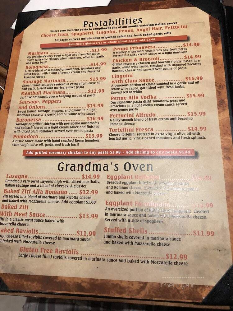 Pepperoni Grill Restaurant - Coral Springs, FL menu_pic