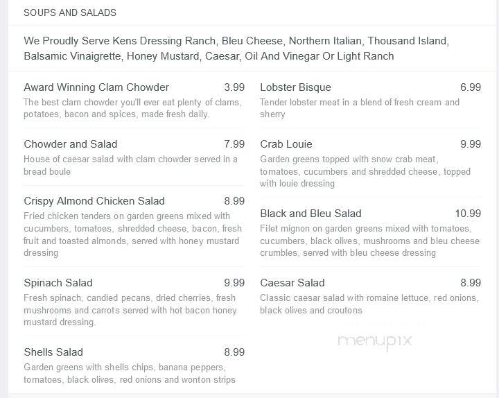 Shell's Seafood Restaurant - Winter Park, FL