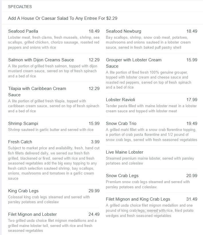 Shell's Seafood Restaurant - Winter Park, FL