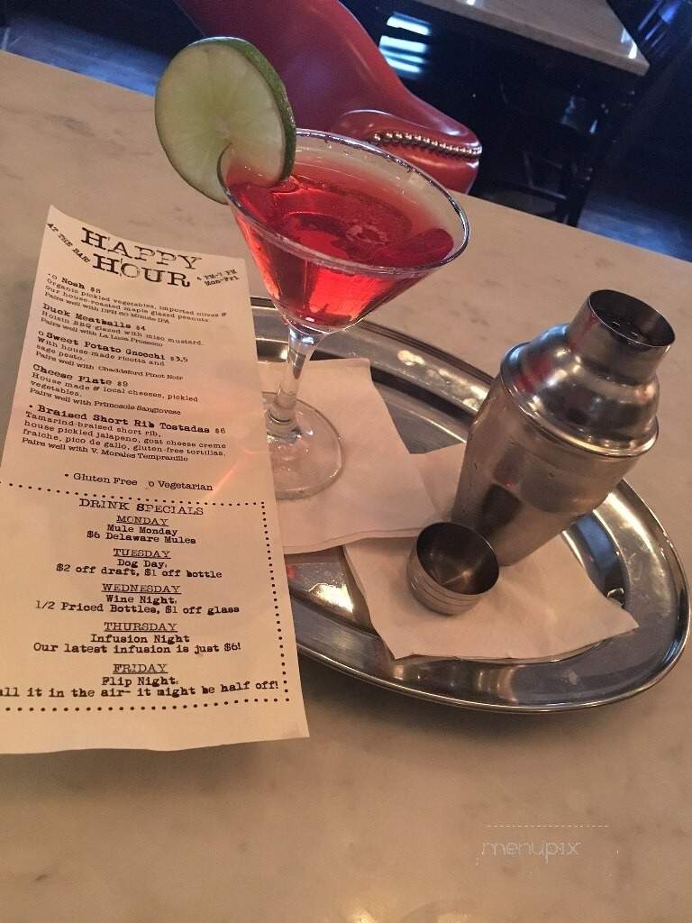 Corner Bistro - Wilmington, DE menu_pic