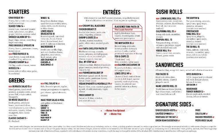 Striper Bites - Lewes, DE menu_pic