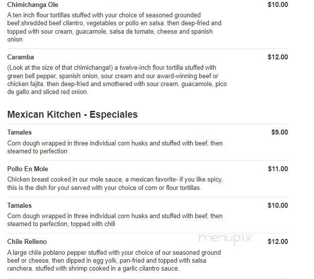 Don Carlos Mexican Restaurant - Clinton Township, MI menu_pic