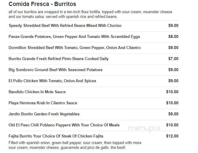 Don Carlos Mexican Restaurant - Clinton Township, MI menu_pic
