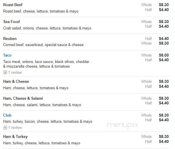 Bellacino's Pizza and Grinders - Dearborn, MI menu_pic