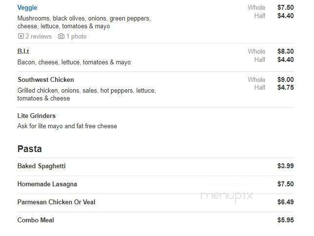 Bellacino's Pizza and Grinders - Dearborn, MI menu_pic