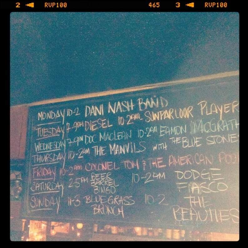 Dakota Tavern - Toronto, ON menu_pic