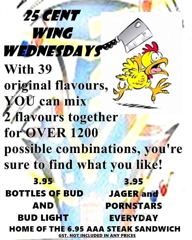 Lighthouse Pub - Calgary, AB menu_pic