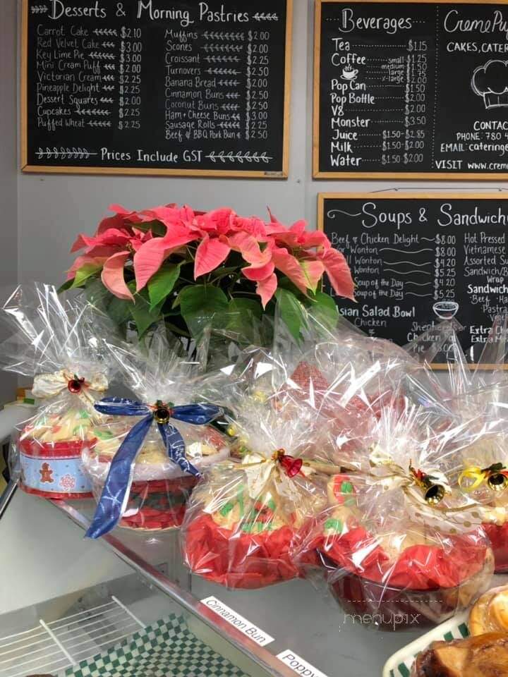 Creme Puff Bakery - Telus Plaza - Edmonton, AB menu_pic