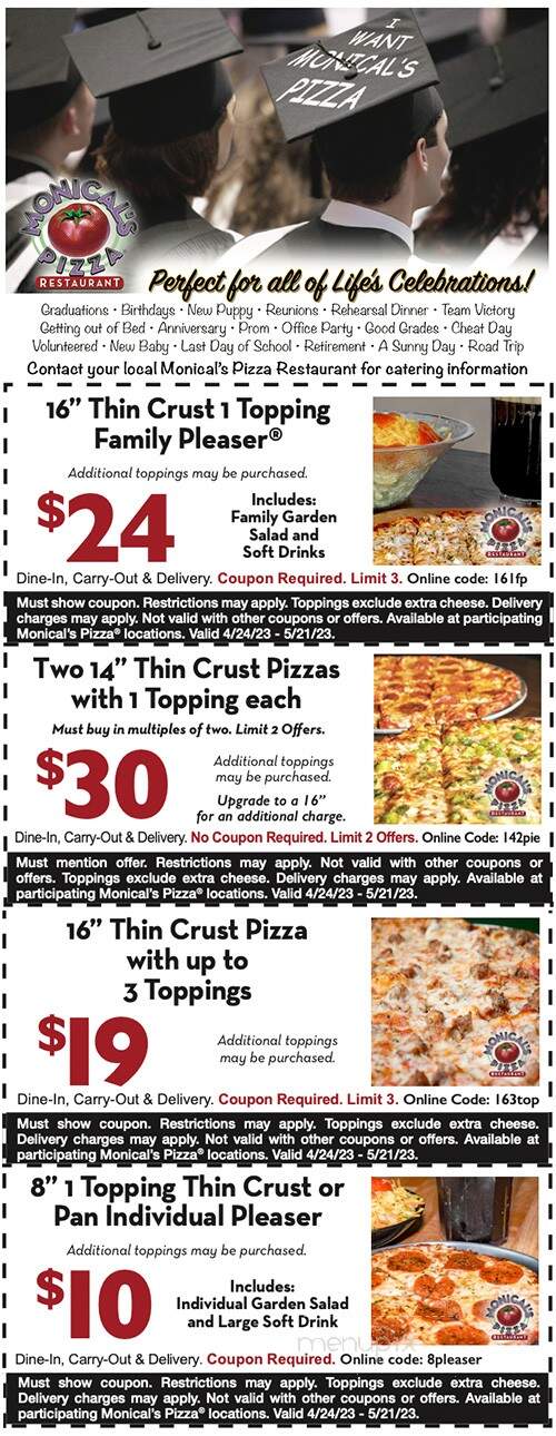 Monical's Pizza - Champaign, IL