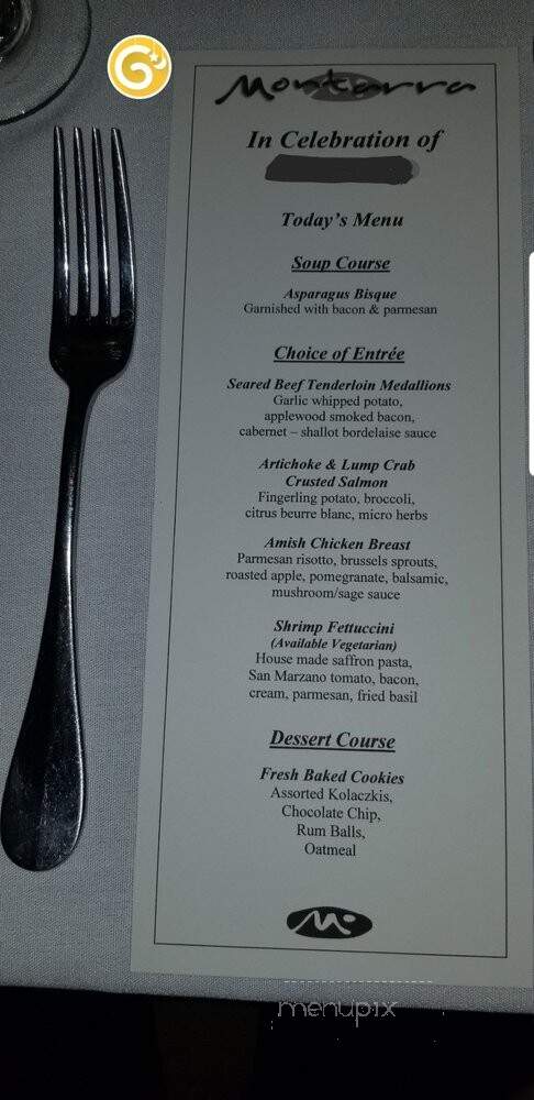 Montarra - Algonquin, IL menu_pic