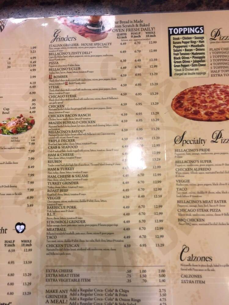 Bellacino's Pizza and Grinders - Morris, IL menu_pic