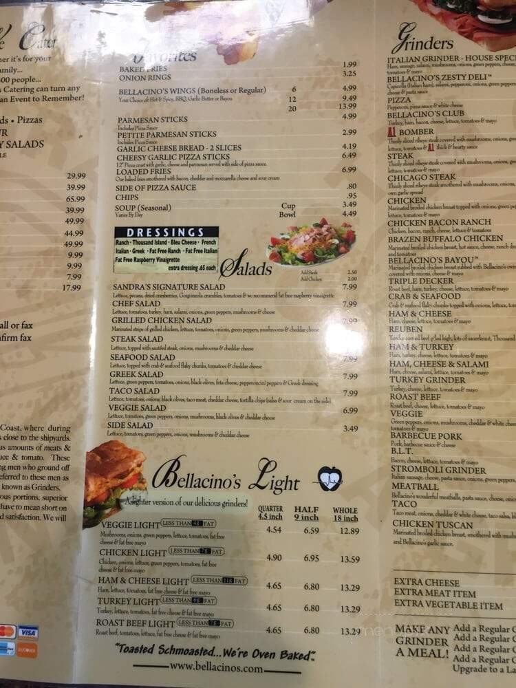 Bellacino's Pizza and Grinders - Morris, IL menu_pic