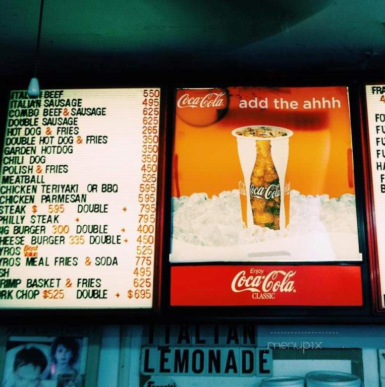 Frannies Beef - Schiller Park, IL menu_pic