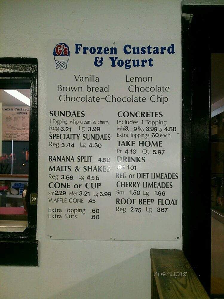 G's Frozen Custard & Yogurt - Topeka, KS