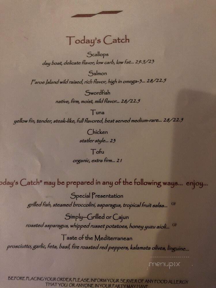 Van Rensselaer's Restaurant - South Wellfleet, MA menu_pic