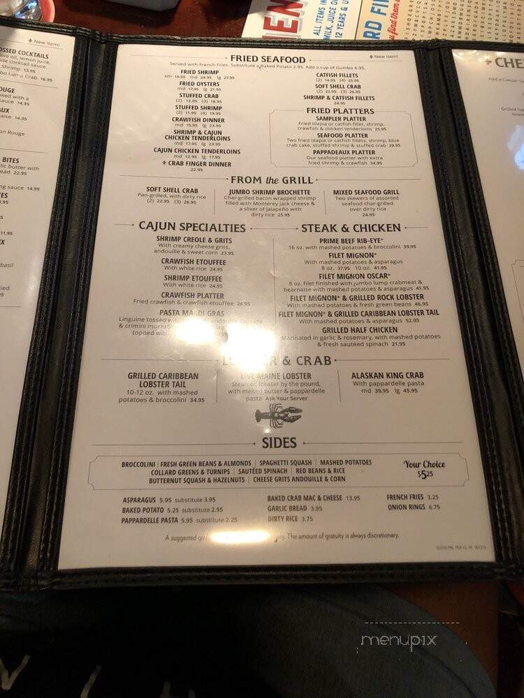 Pappadeaux Seafood Kitchen - Norcross, GA menu_pic