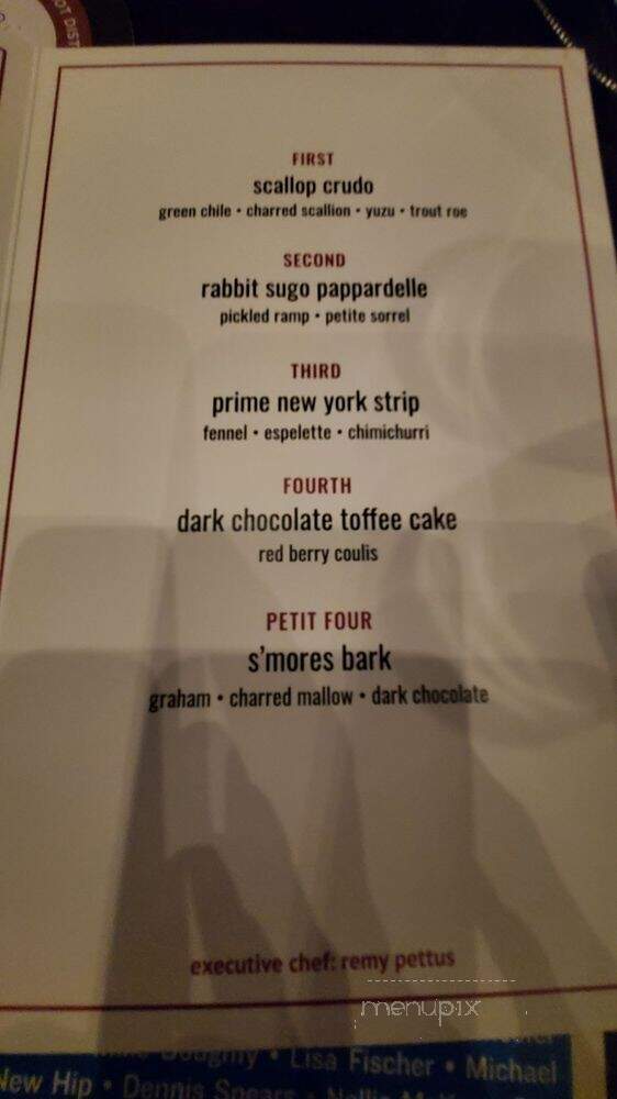 Dakota Jazz Club & Restaurant - Minneapolis, MN menu_pic
