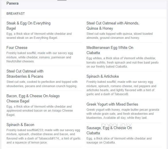 St Louis Bread Co - Eureka, MO menu_pic