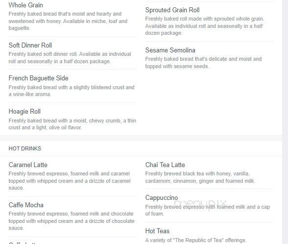 St Louis Bread Co - Eureka, MO menu_pic