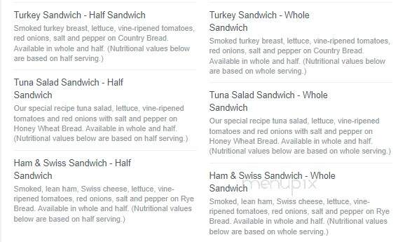 St Louis Bread Co - Eureka, MO menu_pic