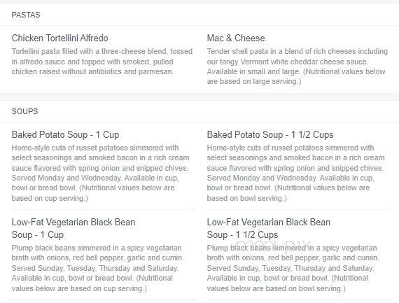 St Louis Bread Co - Eureka, MO menu_pic