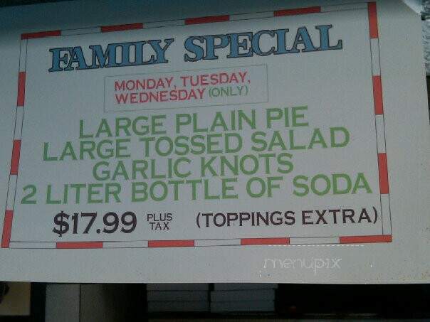 La Strada Pizza - Matawan, NJ menu_pic
