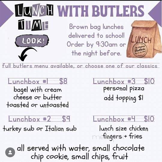 Butler's Deli - Rumson, NJ menu_pic