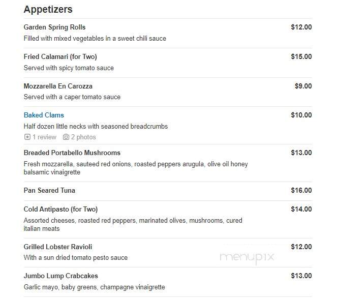 101 Restaurant - Brooklyn, NY menu_pic