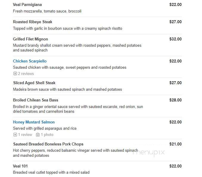 101 Restaurant - Brooklyn, NY menu_pic