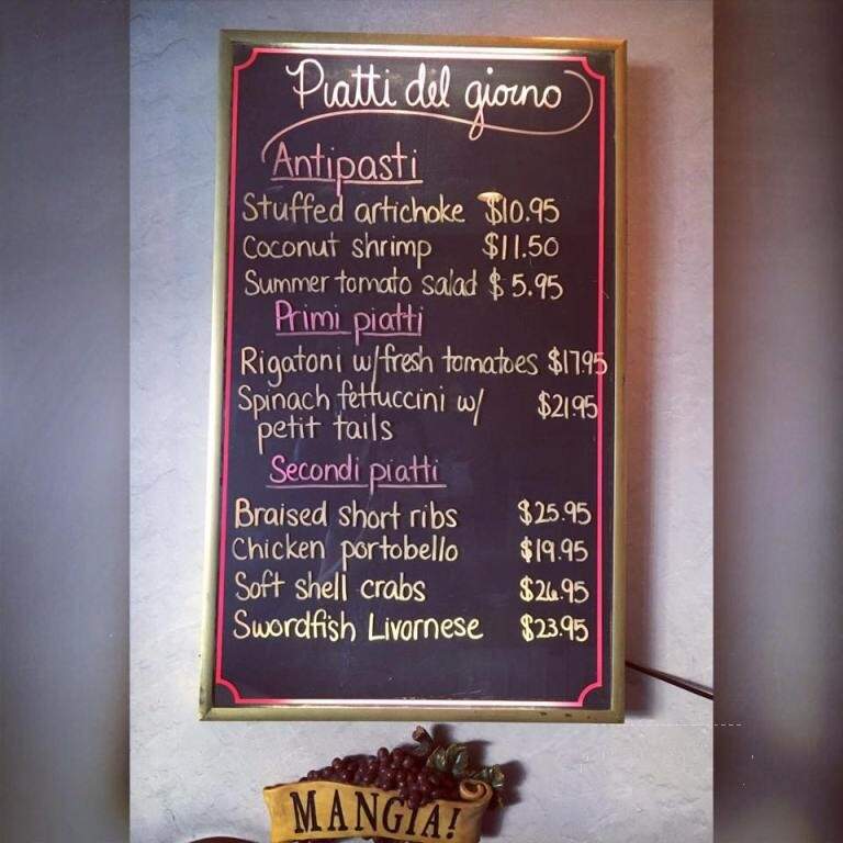 Chef-Antonio's Restaurant - Mamaroneck, NY menu_pic