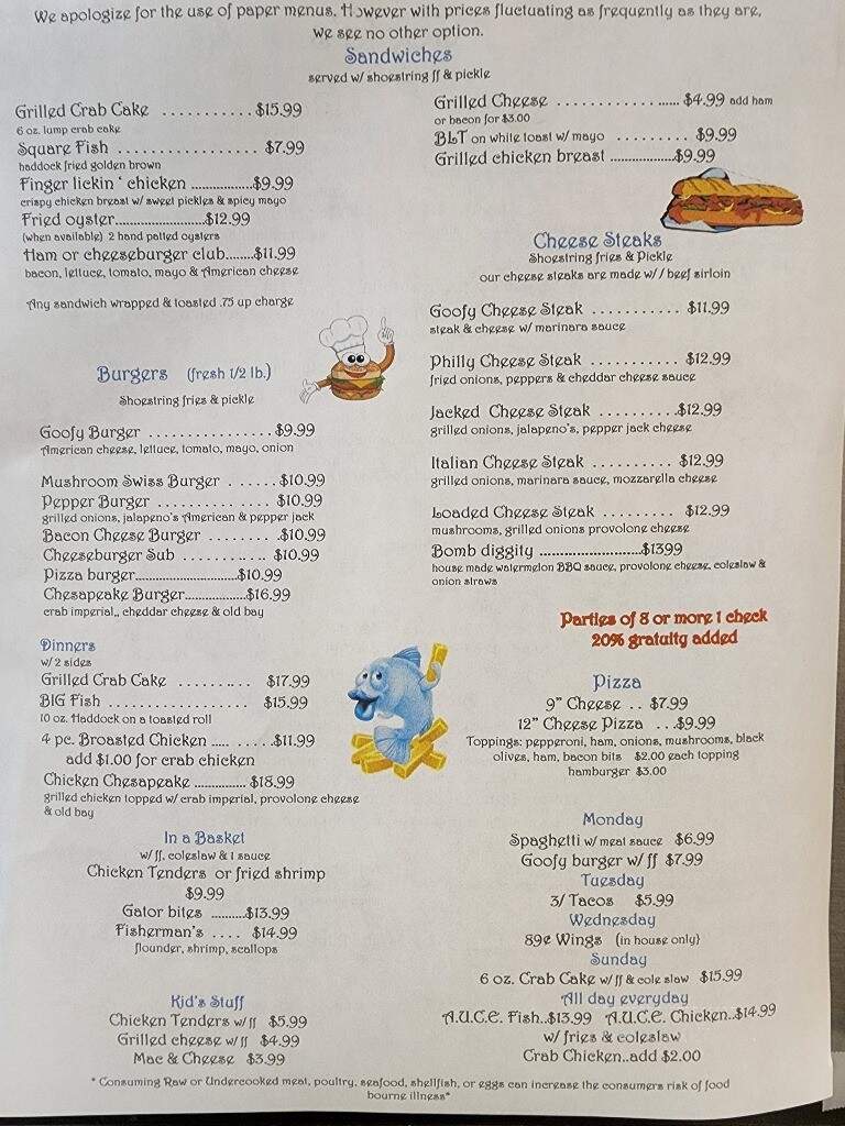 Goofy's Eatery & Spirits - Spring Grove, PA
