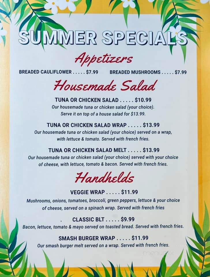 Mifflinburg Hotel - Mifflinburg, PA menu_pic