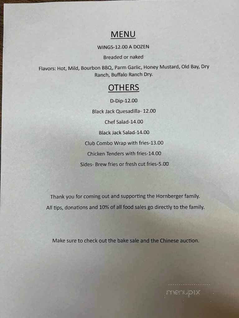 Mifflinburg Hotel - Mifflinburg, PA menu_pic