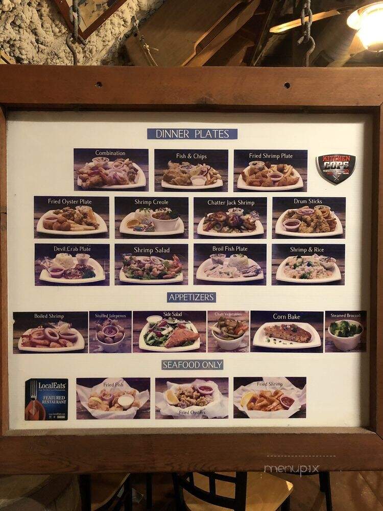 Snoopy's Pier - Corpus Christi, TX menu_pic