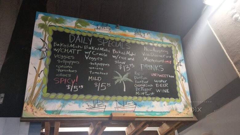 Snoopy's Pier - Corpus Christi, TX menu_pic