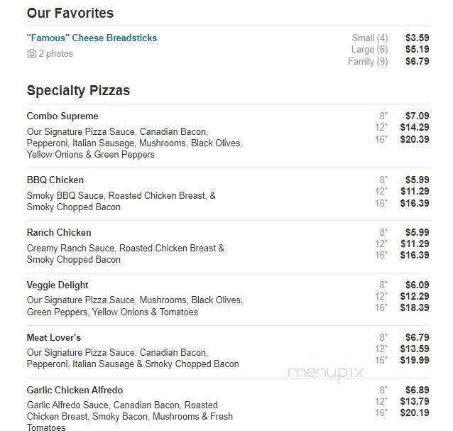 Pizza Plus - Hyrum, UT menu_pic