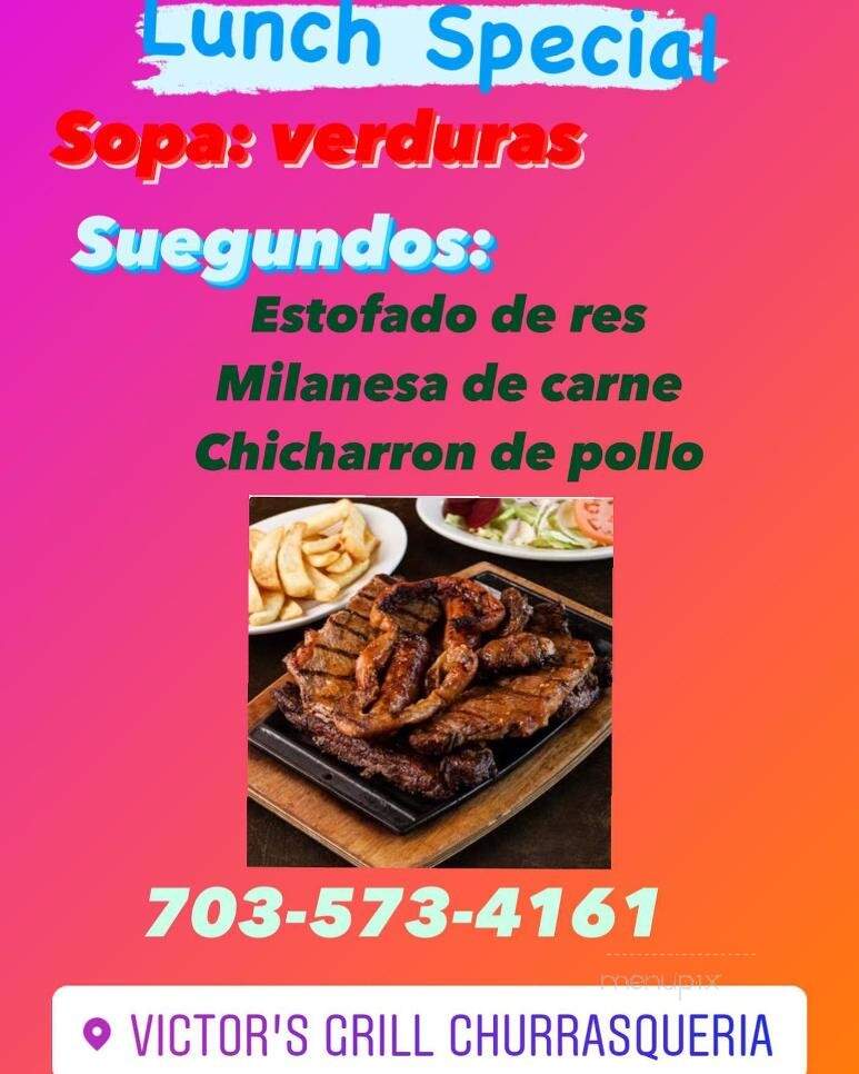 Victor's Grill - Falls Church, VA menu_pic