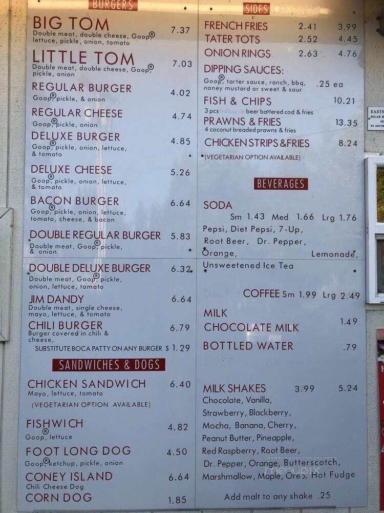 Eastside Big Tom - Olympia, WA menu_pic