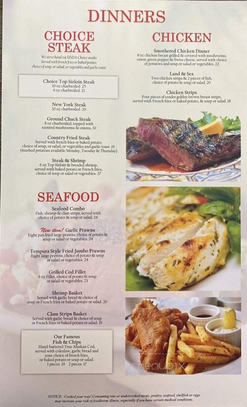 Island Cafe - Anacortes, WA menu_pic