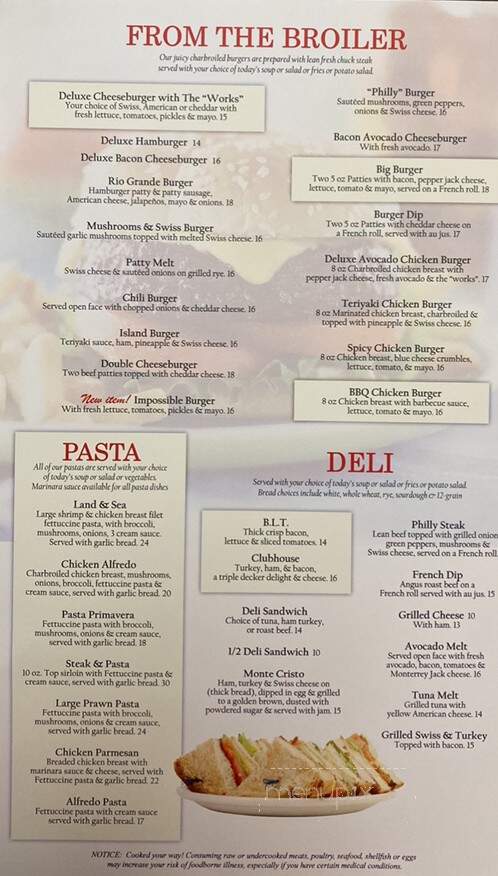Island Cafe - Anacortes, WA menu_pic