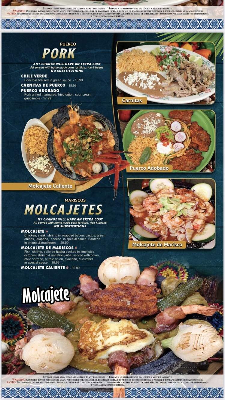 Mexico Lindo Y Que Rico - Pasco, WA menu_pic