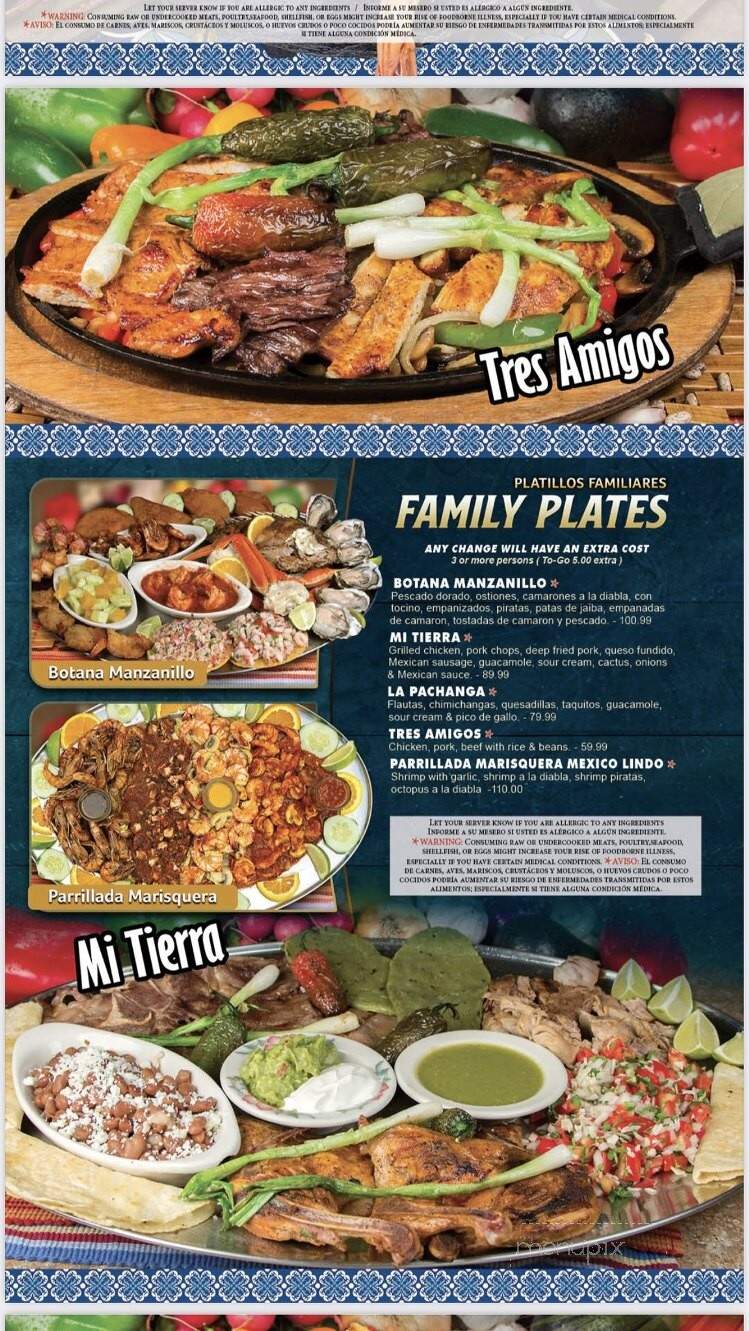 Mexico Lindo Y Que Rico - Pasco, WA menu_pic