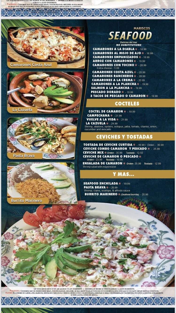 Mexico Lindo Y Que Rico - Pasco, WA menu_pic