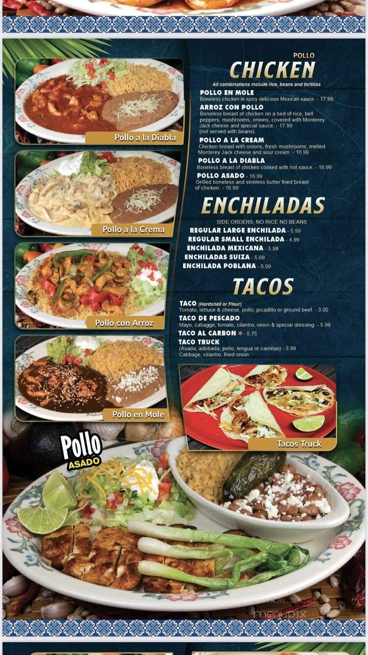 Mexico Lindo Y Que Rico - Pasco, WA menu_pic