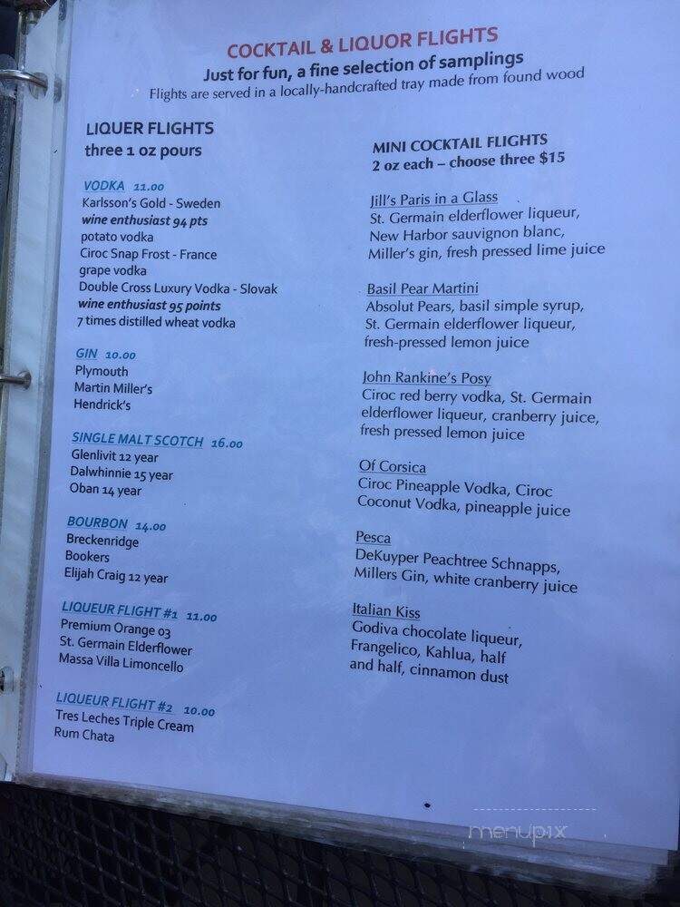 De Vito's Restaurant - Eureka Springs, AR menu_pic