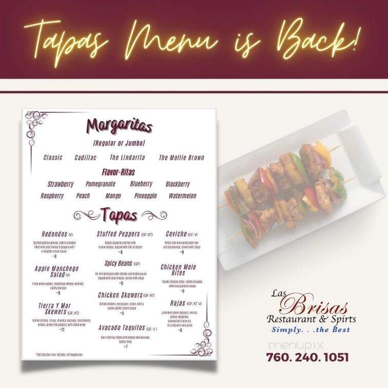 Las Brisas Mexican Restaurant - Apple Valley, CA menu_pic