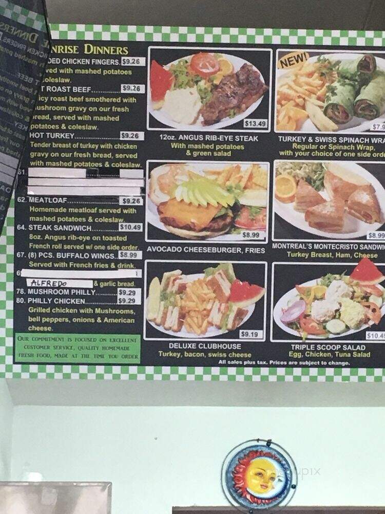 Sunrise Deli - Spring Valley, CA menu_pic