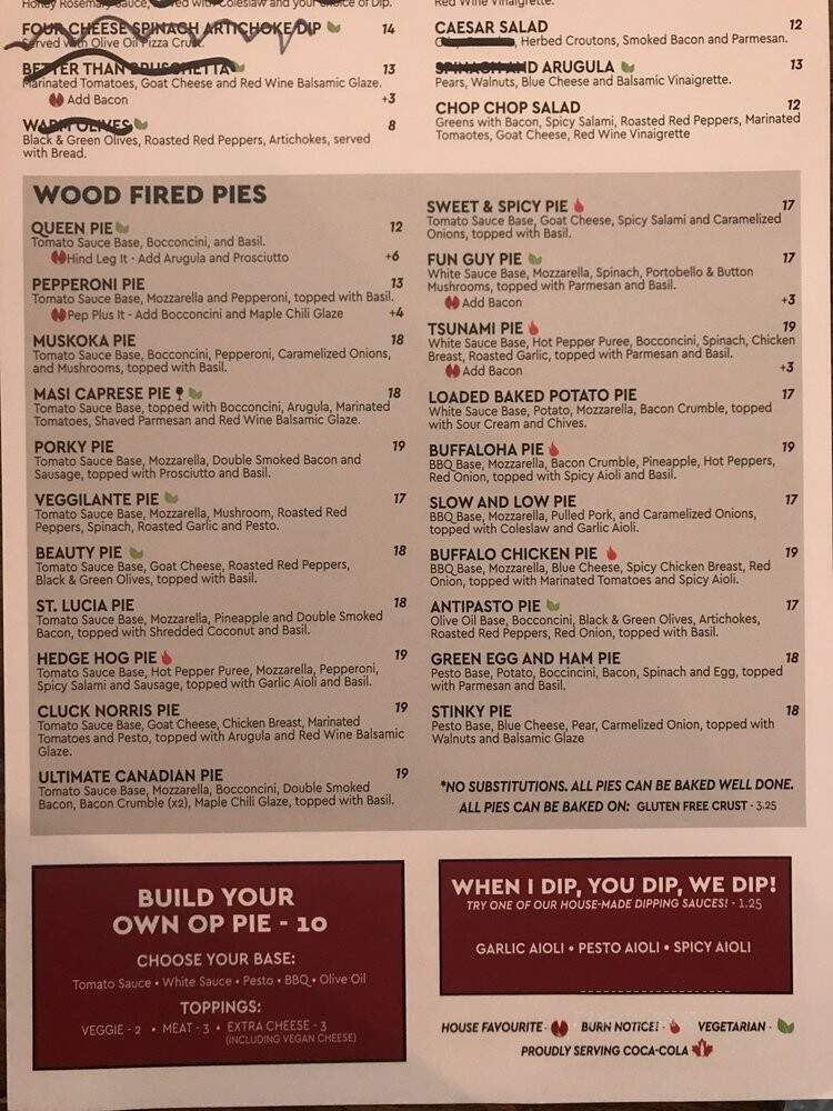 Pie Wood fired Pizza Joint - Torrance, ON