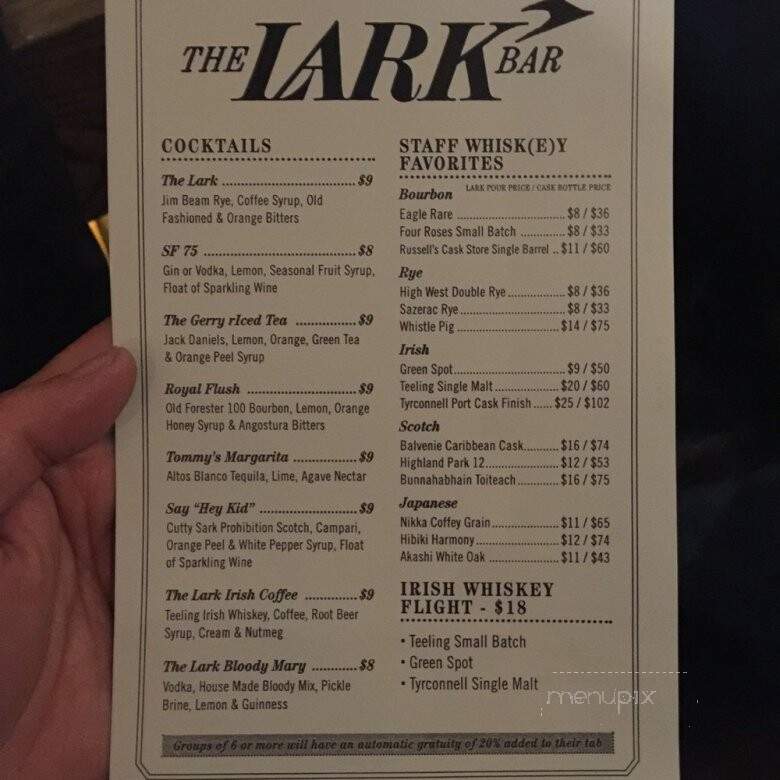 The Lark Bar - San Francisco, CA