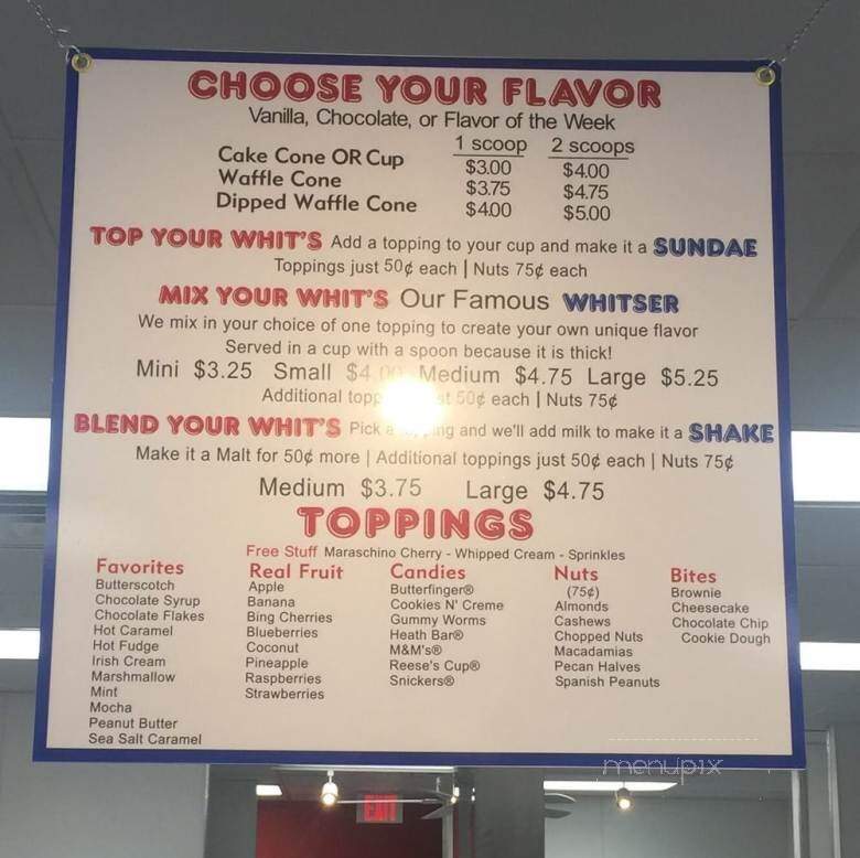 Whit's Frozen Custard - Kernersville, NC